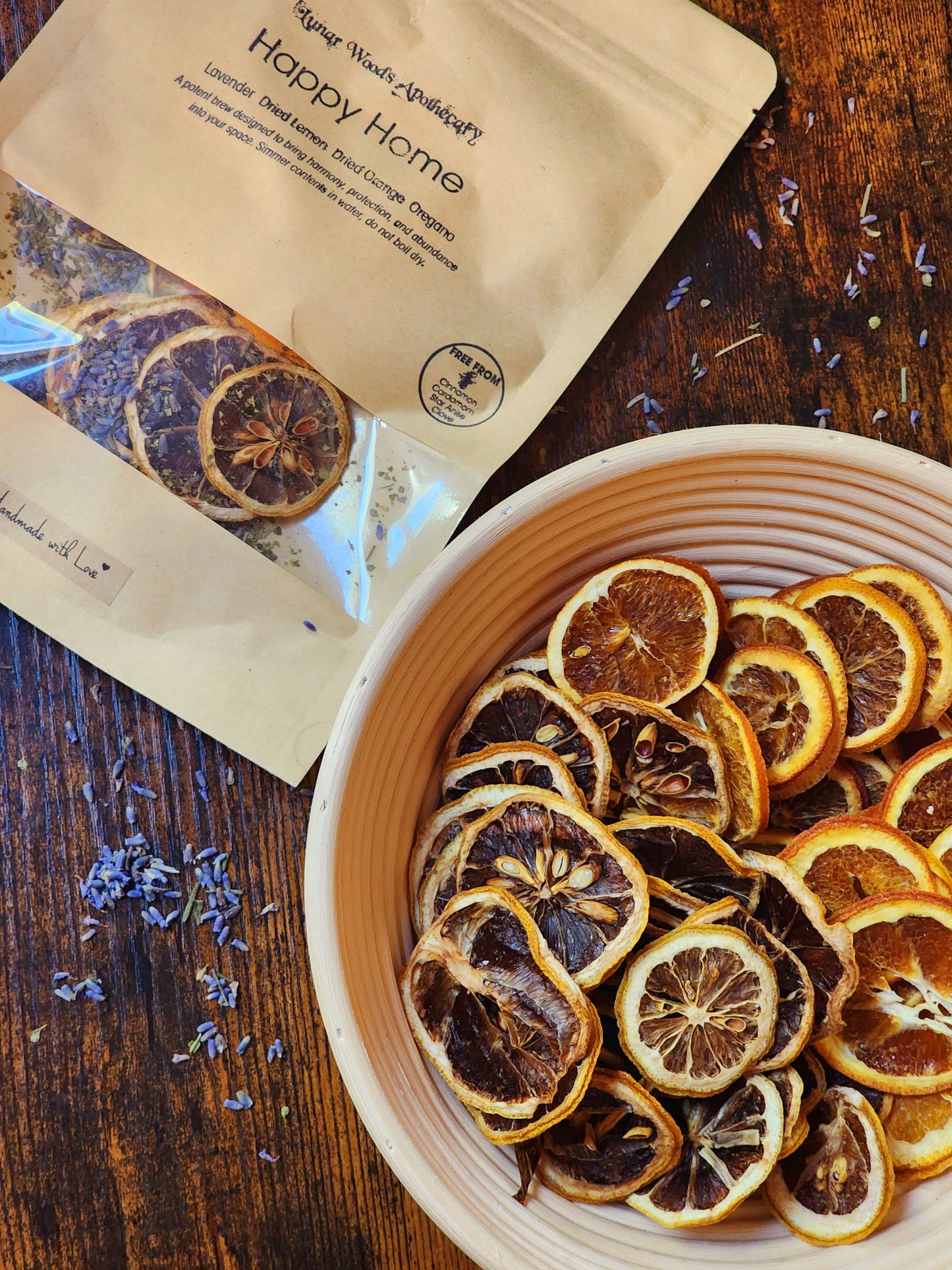 Simmer Pot Kit- Happy Home Lunar Woods Apothecary