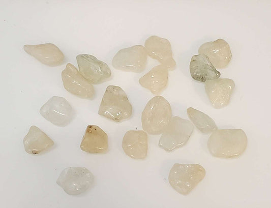 Aquamarine Tumbled Pocket Stone - Small Sacred Crystals