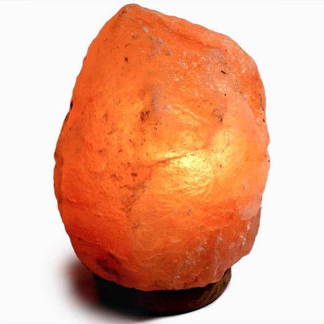 2-3Kg Salt Lamp  - 4-6 lbs avg. - Cord, Bulb, Dimmer Sacred Crystals