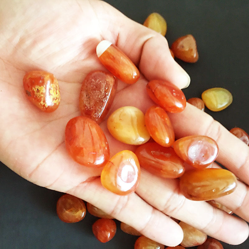Carnelian Rough Stone Crystal Ornaments Mineral Specimen Rough Stone Midnightt Light
