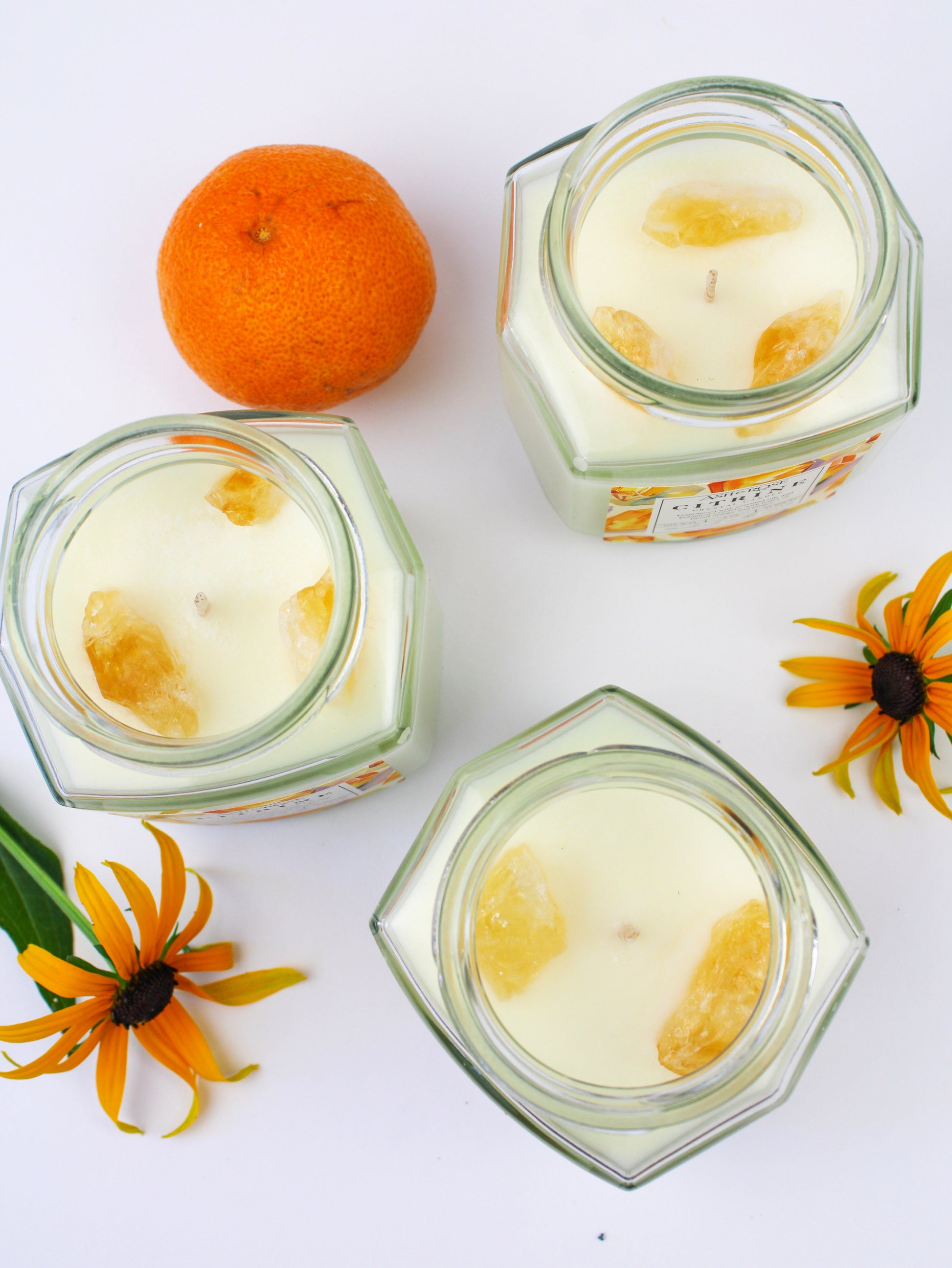 Crystal Candle Ash & Rose