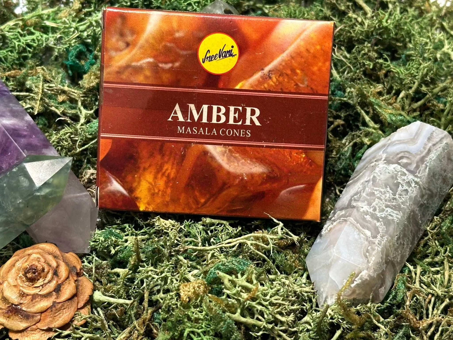 Sree Vani Masala Cones Sacred Crystals