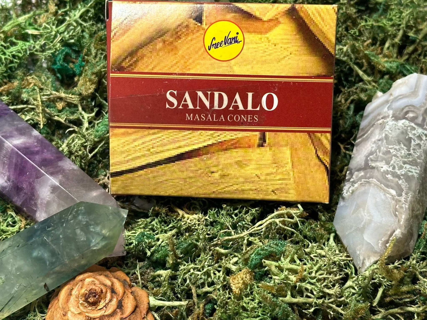 Sree Vani Masala Cones Sacred Crystals