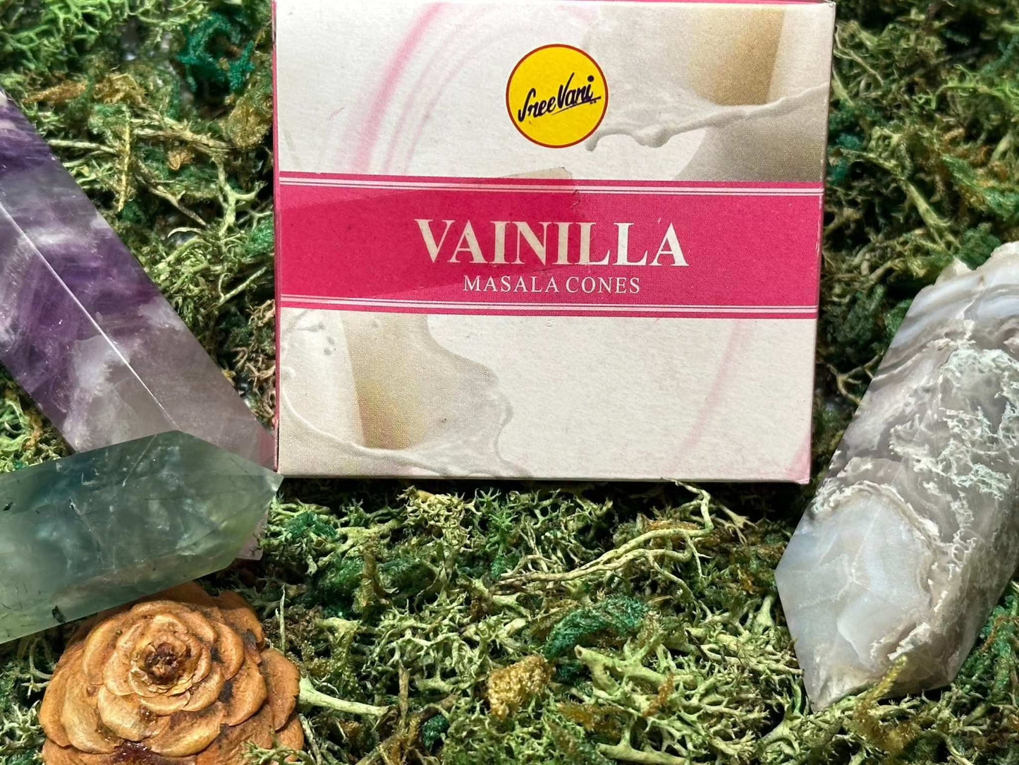 Sree Vani Masala Cones Sacred Crystals