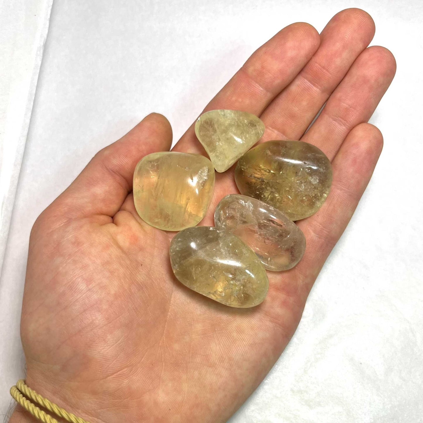 Natural Citrine Tumbled Stone Sacred Crystals