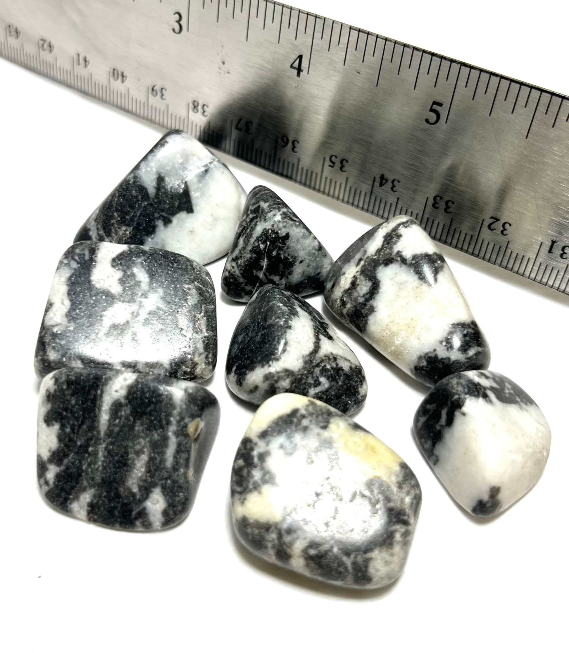Zebra Jasper Tumbled Stone Sacred Crystals