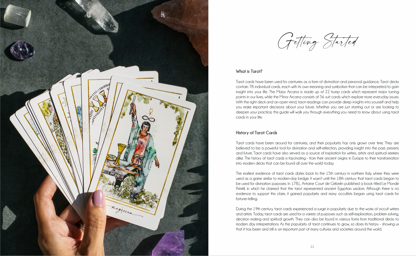 Decoding the Cards: A Tarot Workbook for Intuitive Exploration Writual Planner