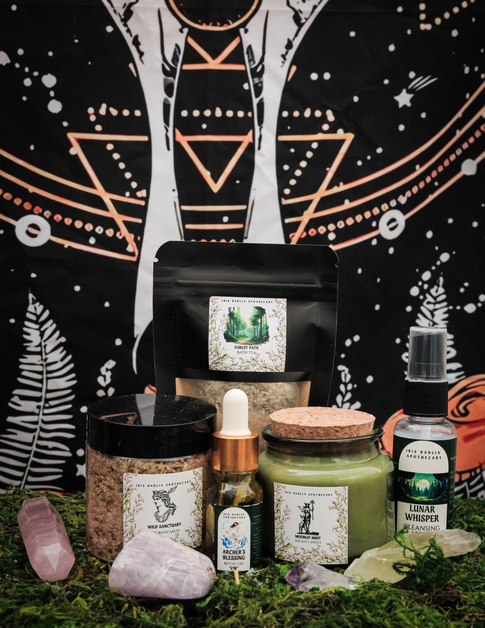 🦌 Artemis Ritual Kit – Invoke the Huntress Within 🌕 Iris Dahlia Apothecary