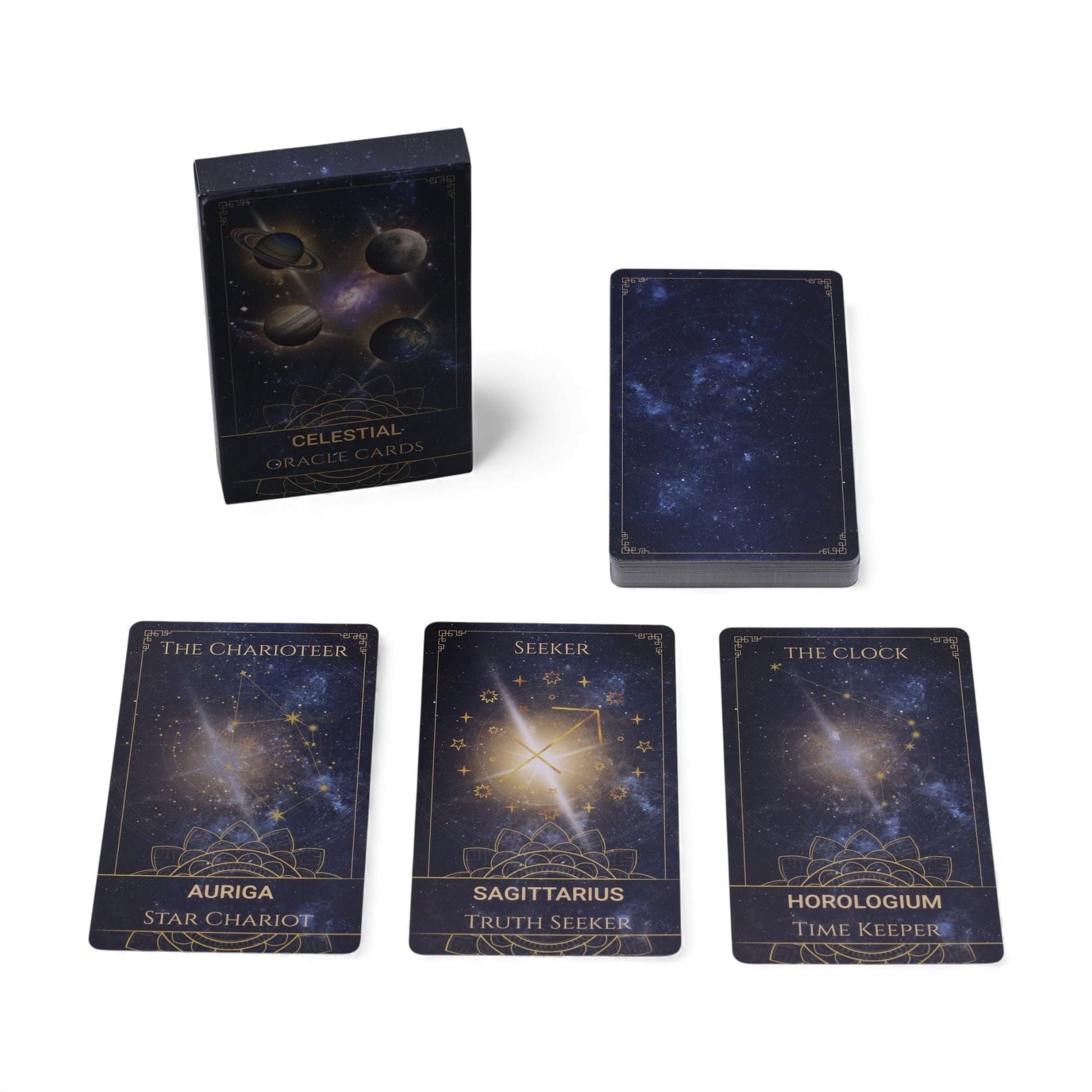 Celestial Energy Atlas Oracle Cards - Spiritual Deck Midnightt Light