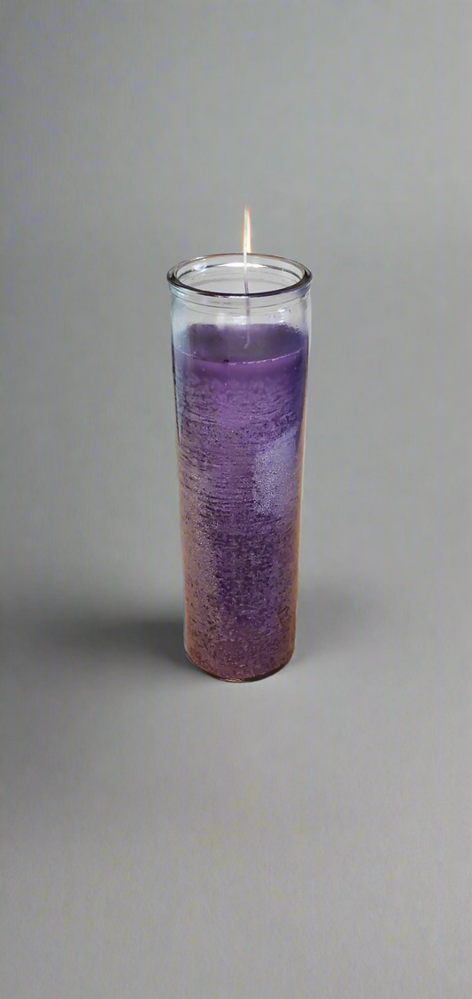 7 Day Jar Candle Sacred Crystals