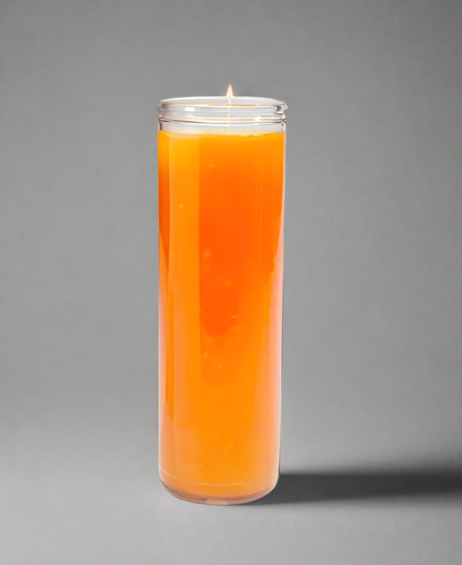 7 Day Jar Candle Sacred Crystals