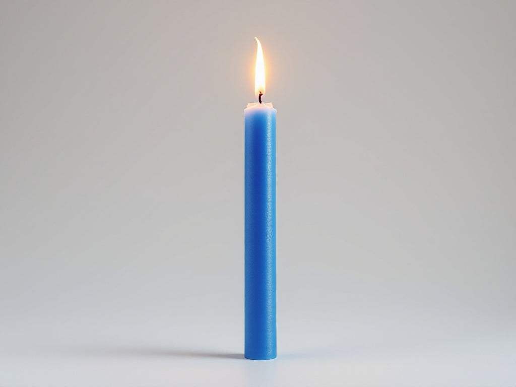 6" Ceremony Ritual Candle Sacred Crystals