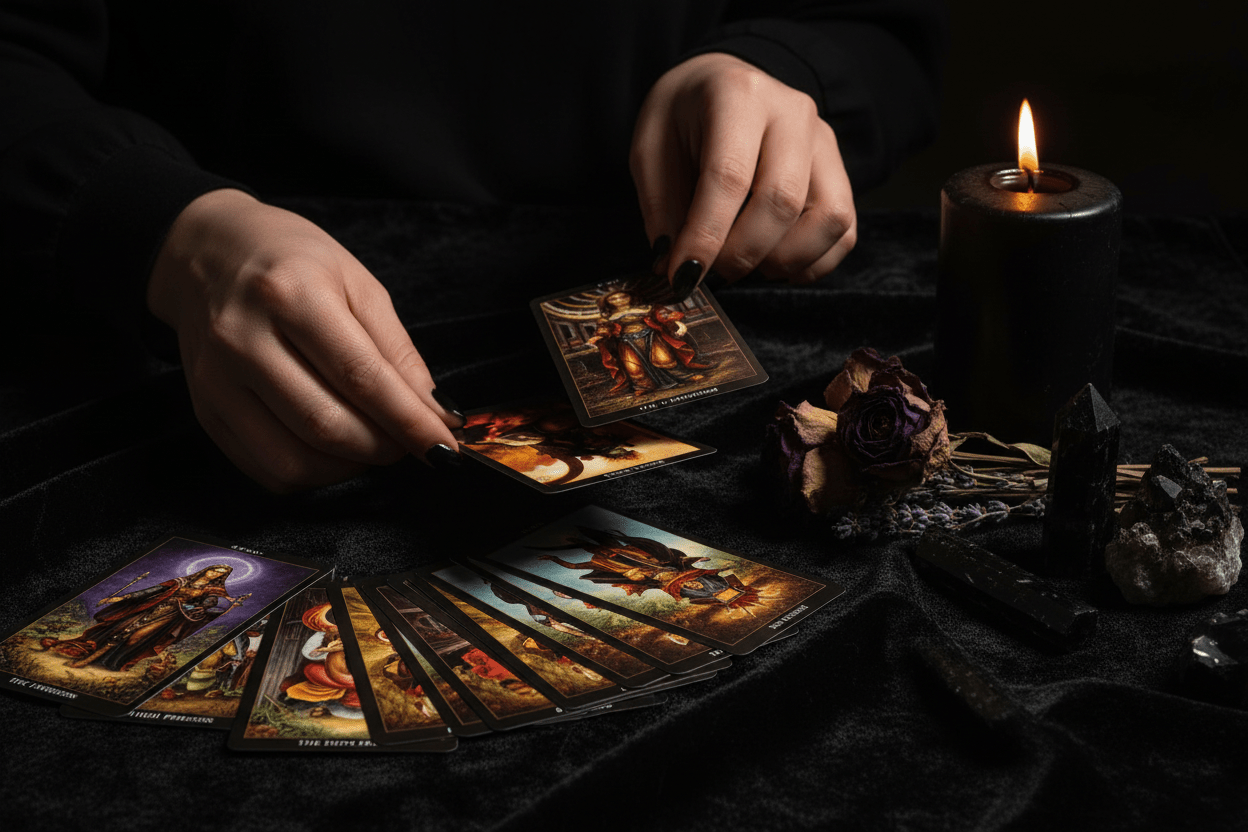 English Tarot Cards In Use
