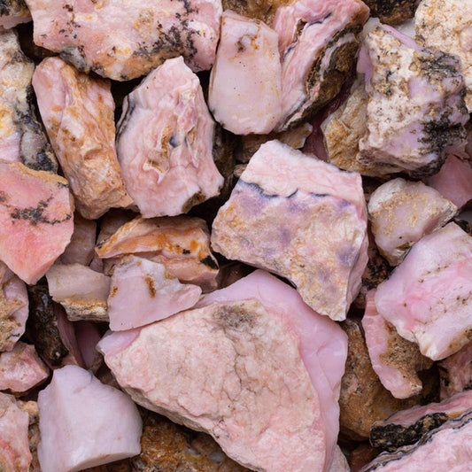 Rough Pink Opal – Raw Stone from Peru Sacred Crystals