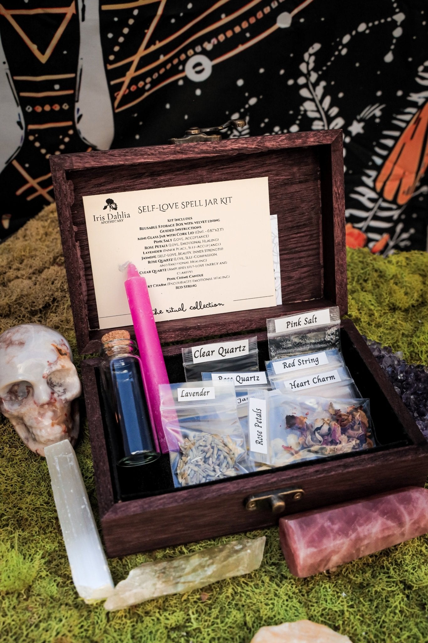 DIY Spell Jar Kit – Custom Witchcraft Kit for Intentions & Rituals | Iris Dahlia Apothecary Iris Dahlia Apothecary