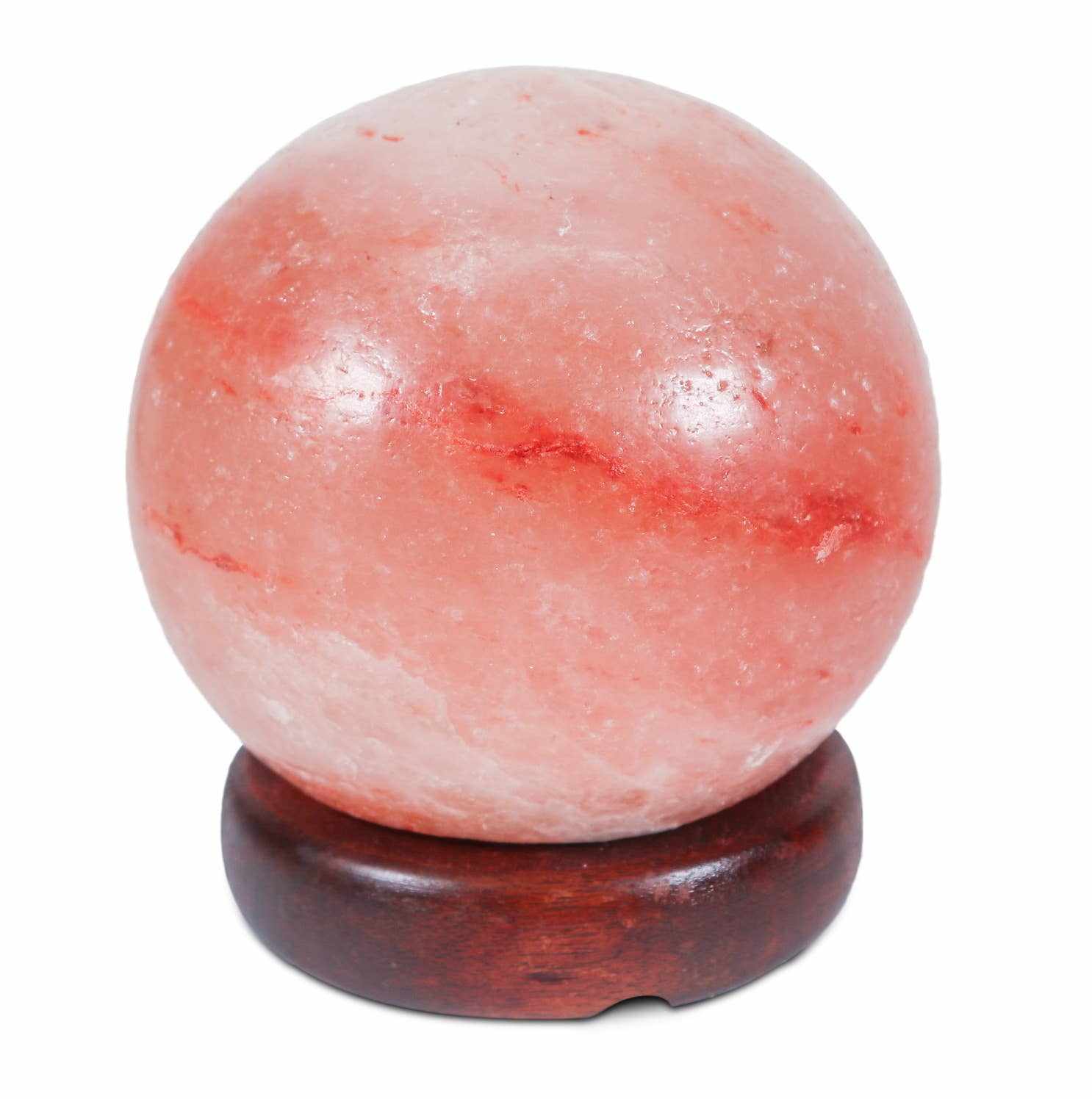 Mini Globe Shape Salt Lamp 5" Diameter Sacred Crystals