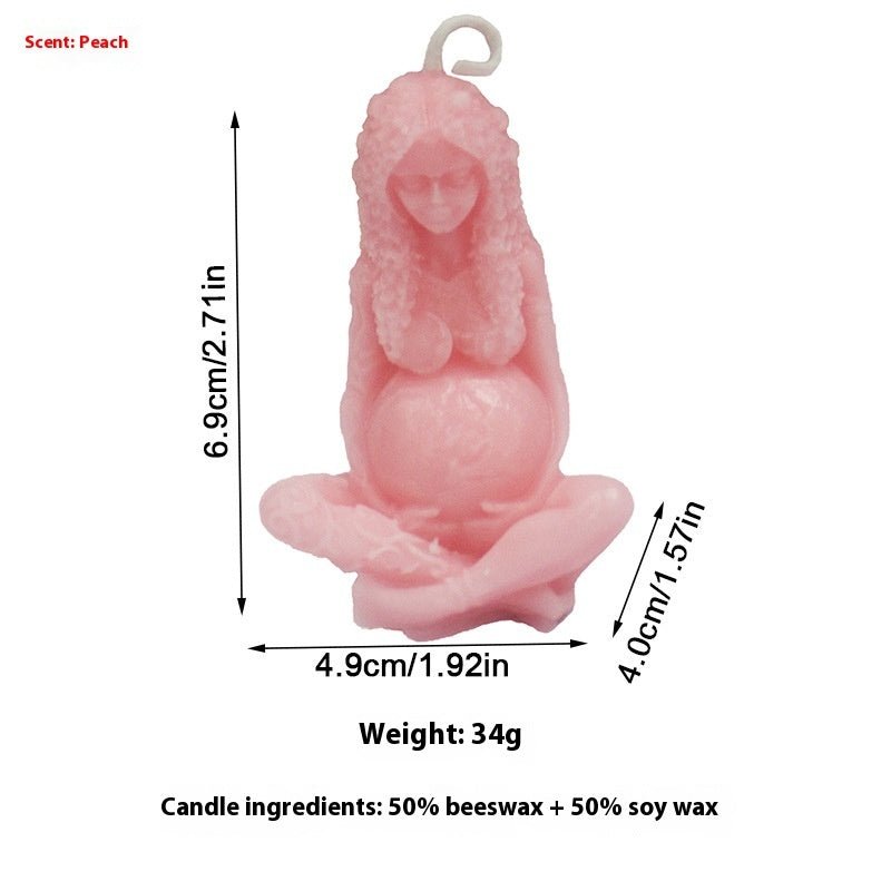 Gaia Earth Mother Ritual Candle — Sacred to Gaia | Grounding, Renewal & Earth Devotion