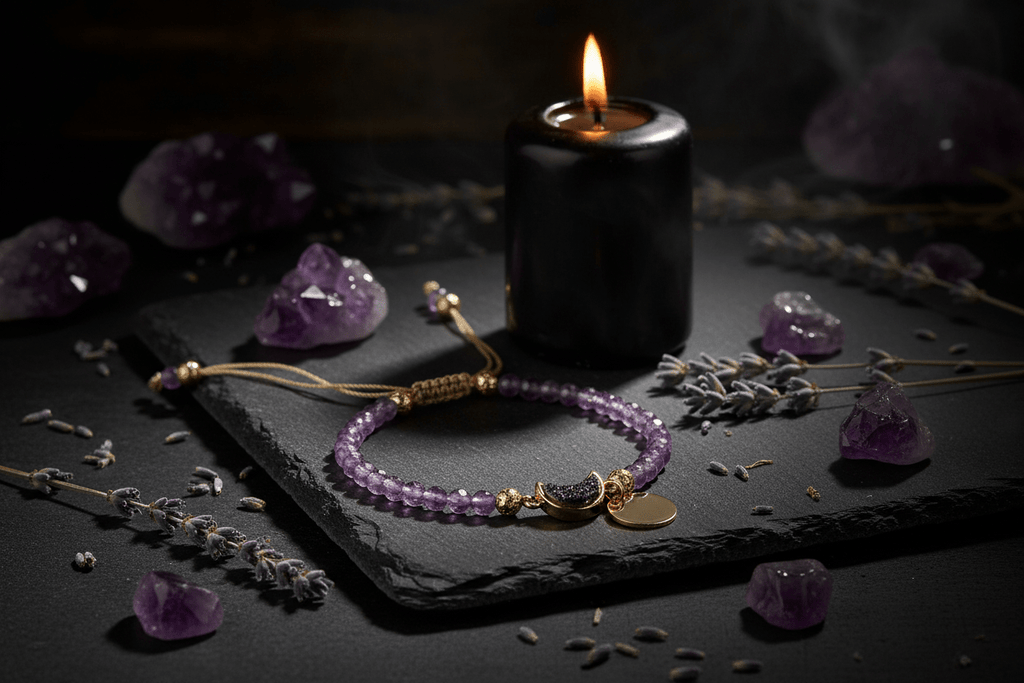 Amethyst Moon Bracelet Lifestyle