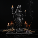 Hekate Statue Altar Scene
