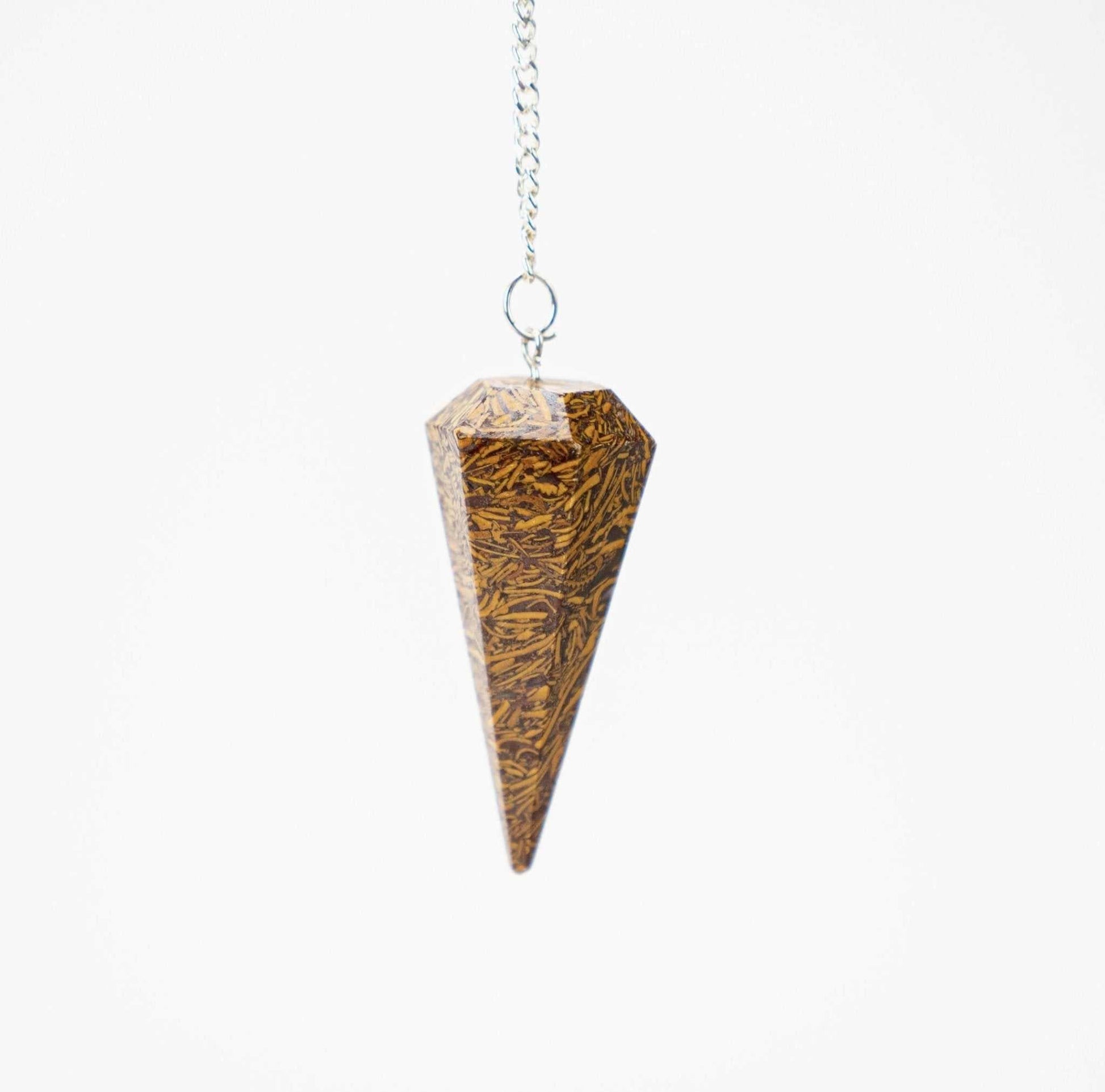 Marium Pendulum 6 sided point Sacred Crystals