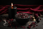 Burgundy Garnet Raw Stone Lifestyle