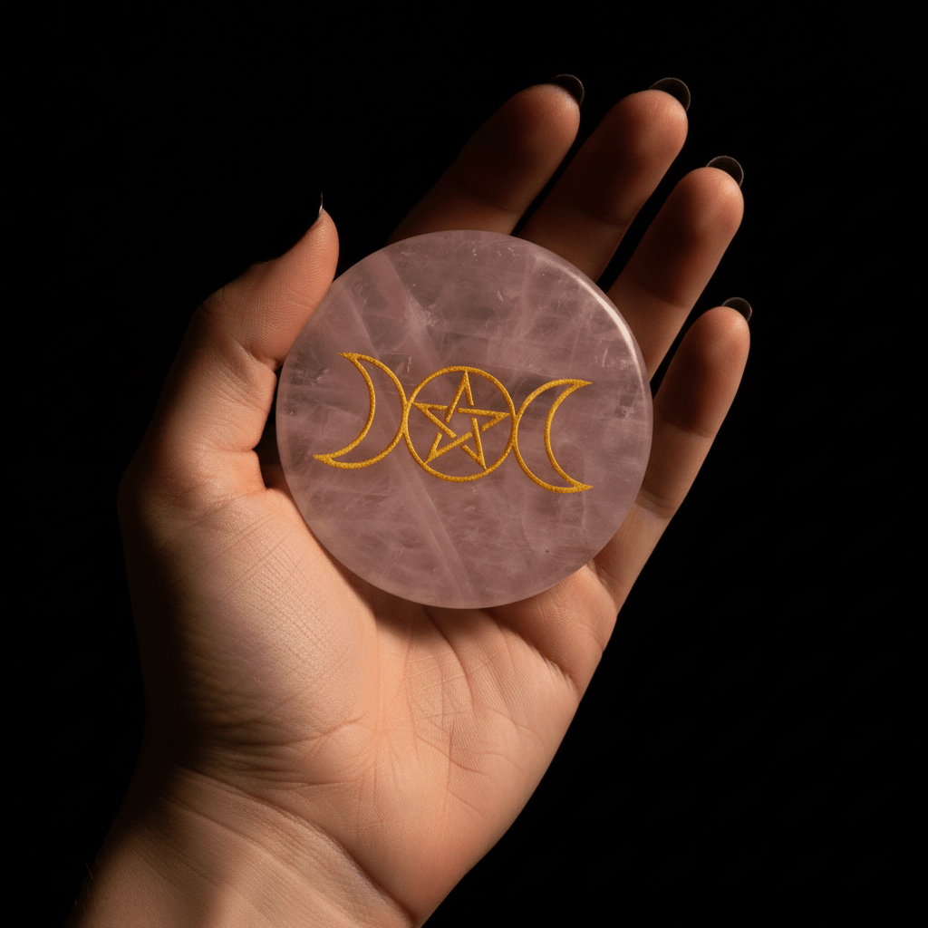 Carved Crystal In Use