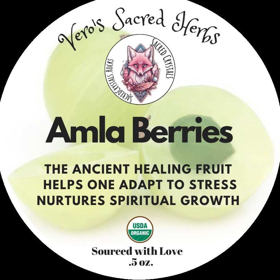 Herb Garden - Organic Amla Berries .5 oz Sacred Crystals