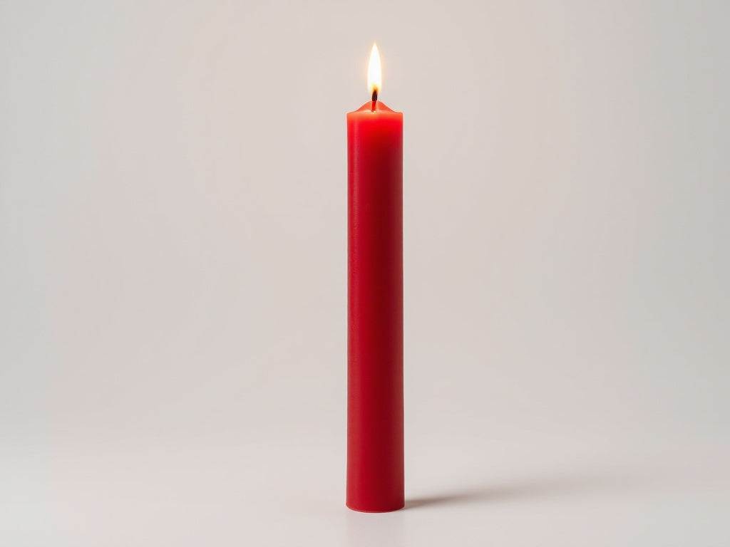 6" Ceremony Ritual Candle Sacred Crystals