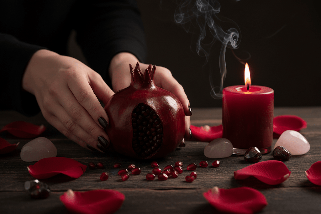 Resin Pomegranate In Use