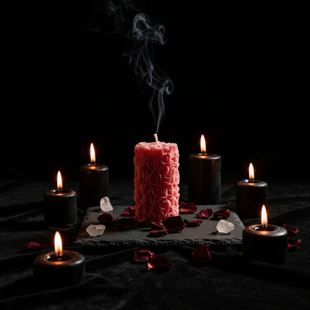 Rose Candle Shot 1