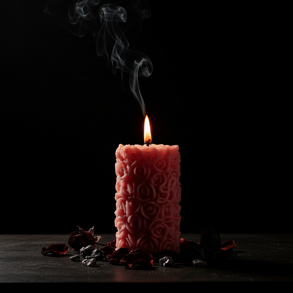 Rose Candle Shot 2
