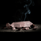 Double-Pointed Rose Quartz Shot 2