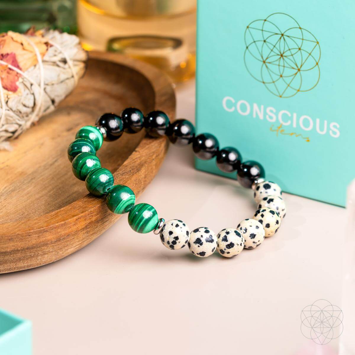 Soul Reset: Dalmatian Jasper Bracelet of Healing Conscious Items