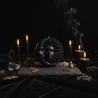 Sun Moon Candle Standing